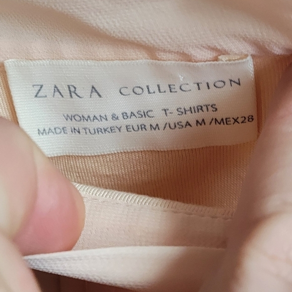 ZARA Pleated Asymmetrical Modi Skirt in Pink Size M - Picture 3 of 8